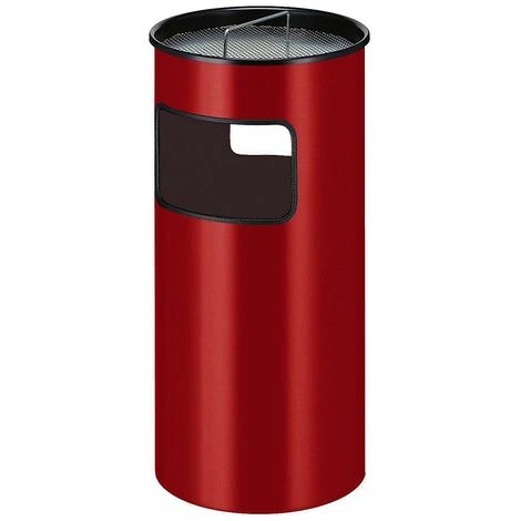 CERTEO Combiné Cendrier-poubelle Métallique, Capacité 50 L, Bleu - Coloris Poubelle: Bleu 4 CERTEO Combiné Cendrier-poubelle Métallique, Capacité 50 L, Bleu - Coloris Poubelle: Bleu – Image 2