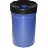 CERTEO Poubelle Auto-extinguible, Capacité 60 L Bleu - Coloris Poubelle: Bleu