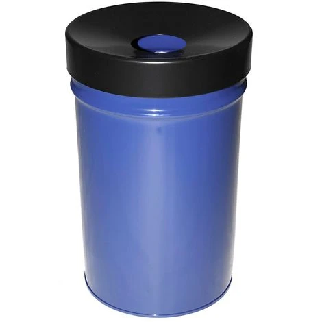 CERTEO Poubelle Auto-extinguible, Capacité 60 L Bleu - Coloris Poubelle: Bleu 3 CERTEO Poubelle Auto-extinguible, Capacité 60 L Bleu - Coloris Poubelle: Bleu