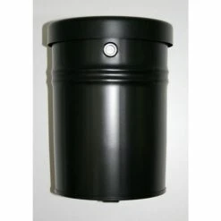 CERTEO Poubelle Murale Verrouillable, Capacité 24 L, H X Ø 370 X 295 Mm Blanc - Coloris Poubelle: Blanc -Poubelle Boutique 15710505 4