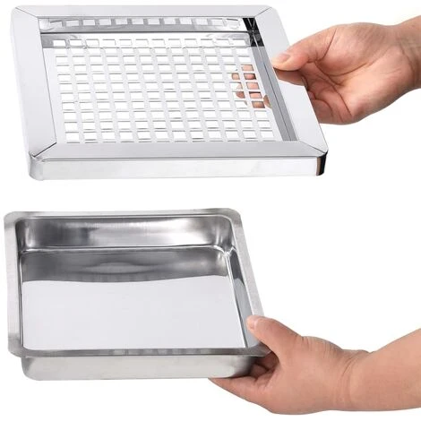 VidaXL Poubelle à Cendrier D'hôtel 36 L Acier Inoxydable - Argent 4 VidaXL Poubelle à Cendrier D'hôtel 36 L Acier Inoxydable - Argent – Image 2