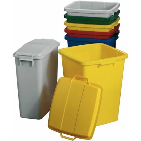 GRAF Poubelle De Tri Rectangulaire 60 Litres Verte Sans Couvercle 5 GRAF Poubelle De Tri Rectangulaire 60 Litres Verte Sans Couvercle – Image 3