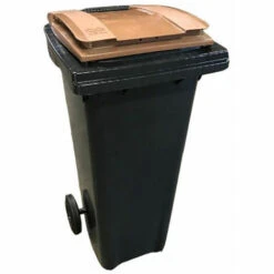 RAYONNAGE DIRECT Conteneur 140 Litres à Préhension Frontale - Couvercle Jaune Citron - 480 X 550 X 1065 Mm - 210003GAGA/JC -Poubelle Boutique 18215558 4