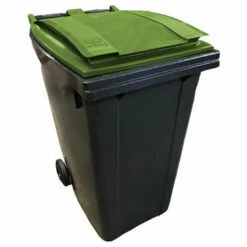 RAYONNAGE DIRECT Conteneur 360 Litres à Préhension Frontale - Couvercle Jaune Citron - 620 X 850 X 1095 Mm - 210006GAGA/JC -Poubelle Boutique 18215576 3