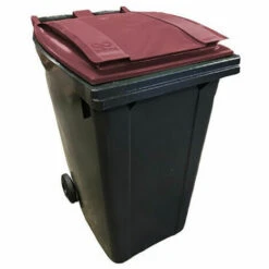 RAYONNAGE DIRECT Conteneur 360 Litres à Préhension Frontale - Couvercle Jaune Citron - 620 X 850 X 1095 Mm - 210006GAGA/JC -Poubelle Boutique 18215576 5