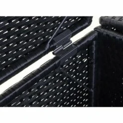 Enveloppement Pour 3 Poubelles HHG-261, Box Pour Poubelles, Revêtement, Polyrotin 2x120l ~ Noir 11 Enveloppement Pour 3 Poubelles HHG-261, Box Pour Poubelles, Revêtement, Polyrotin 2x120l ~ Noir -Poubelle Boutique 18936748 5