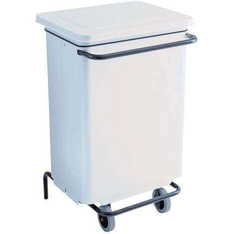 CERTEO Conteneur Mobile à Pédale Avec Frontale Amovible | Acier Peint époxy | Blanc | 70 Litres | 480x420x755 | Conticolor | 1 - Blanc 3 CERTEO Conteneur Mobile à Pédale Avec Frontale Amovible | Acier Peint époxy | Blanc | 70 Litres | 480x420x755 | Conticolor | 1 - Blanc