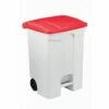 CERTEO Conteneur Mobile à Pédale Avec Couvercle Coloré | Polypropylène | Blanc-rouge | 70 Litres | 500x400x660 | Contitop - Rouge, Blanc 2 CERTEO Conteneur Mobile à Pédale Avec Couvercle Coloré | Polypropylène | Blanc-rouge | 70 Litres | 500x400x660 | Contitop - Rouge, Blanc -Poubelle Boutique 19175981 1