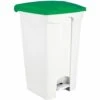 CERTEO Conteneur Mobile à Pédale Avec Couvercle Coloré | Polypropylène | Blanc-verdoyant | 90 Litres | 500x410x820 | Contitop | - Vert | Blanc 1 CERTEO Conteneur Mobile à Pédale Avec Couvercle Coloré | Polypropylène | Blanc-verdoyant | 90 Litres | 500x410x820 | Contitop | - Vert | Blanc -Poubelle Boutique 19176028 1