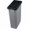 Collecteur De Gobelets | Office 90 | 90 Litres | Gris-noir| Medial - Noir -Poubelle Boutique 19176038 1