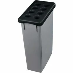 Collecteur De Gobelets | Office 90 | 90 Litres | Gris-noir| Medial - Noir