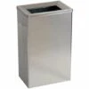 CERTEO Corbeille | Acier Inoxydable | Brillant | 25 Litres | 300x200x500 | Bob | 1 Pièce | Medial -Poubelle Boutique 19176130 1