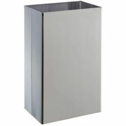 Corbeille | Acier Inoxydable | Brillant | 25 Litres | 300x200x500 | Bob Basic | 1 Pièce | Medial