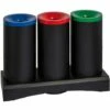 CERTEO Ilot écologique Avec Tête Anti-feu Colorées | Acier Peint époxy | Noir | 3 X 70 Litres | 1010x400x840 | Trisú | 1 Pièce - Noir 1 CERTEO Ilot écologique Avec Tête Anti-feu Colorées | Acier Peint époxy | Noir | 3 X 70 Litres | 1010x400x840 | Trisú | 1 Pièce - Noir -Poubelle Boutique 19176218 1