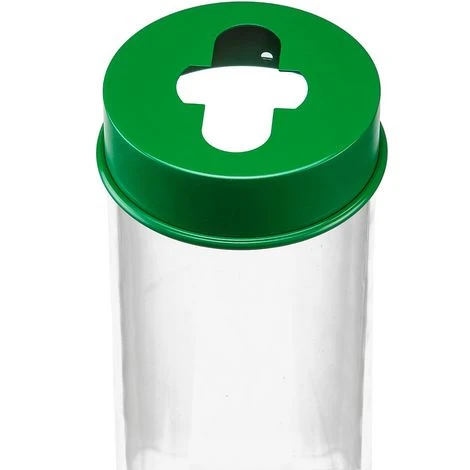 CERTEO Collecteur Pour Produits Recyclables | Acier Peint époxy Et Polycarbonate| Revêtement époxy | Gris étendard | 10 Litres - Transparent 4 CERTEO Collecteur Pour Produits Recyclables | Acier Peint époxy Et Polycarbonate| Revêtement époxy | Gris étendard | 10 Litres - Transparent – Image 2