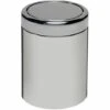 Poubelle à Couvercle Basculant | Acier Inoxydable AISI 304 | Brillant | 7 Litres | 200x265 | Flip | 1 Pièce | Medial -Poubelle Boutique 19176245 1