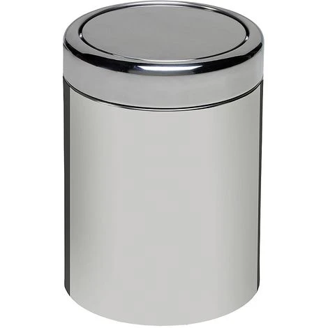 Poubelle à Couvercle Basculant | Acier Inoxydable AISI 304 | Brillant | 7 Litres | 200x265 | Flip | 1 Pièce | Medial 3 Poubelle à Couvercle Basculant | Acier Inoxydable AISI 304 | Brillant | 7 Litres | 200x265 | Flip | 1 Pièce | Medial