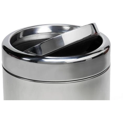 Poubelle à Couvercle Basculant | Acier Inoxydable AISI 304 | Brillant | 7 Litres | 200x265 | Flip | 1 Pièce | Medial 4 Poubelle à Couvercle Basculant | Acier Inoxydable AISI 304 | Brillant | 7 Litres | 200x265 | Flip | 1 Pièce | Medial – Image 2