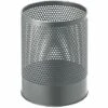 CERTEO Poubelle Perforée | Acier Peint époxy | Gris | 14 Litres | 240x300 | Pois | 1 Pièce | Medial -Poubelle Boutique 19176251 1
