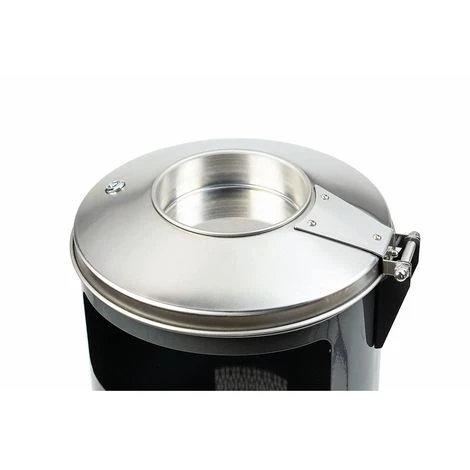 MEDIAL Cendrier Corbeille | Acier Galvanisé à Chaud Peint époxy | Revêtement époxy | Mangangris | 70 Litres | 450x900 | Dubai | - Gris 4 MEDIAL Cendrier Corbeille | Acier Galvanisé à Chaud Peint époxy | Revêtement époxy | Mangangris | 70 Litres | 450x900 | Dubai | - Gris – Image 2