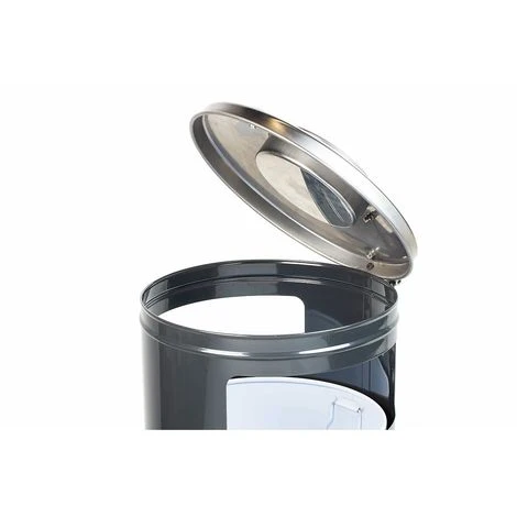 MEDIAL Cendrier Corbeille | Acier Galvanisé à Chaud Peint époxy | Revêtement époxy | Mangangris | 70 Litres | 450x900 | Dubai | - Gris 5 MEDIAL Cendrier Corbeille | Acier Galvanisé à Chaud Peint époxy | Revêtement époxy | Mangangris | 70 Litres | 450x900 | Dubai | - Gris – Image 3
