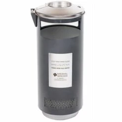 MEDIAL Cendrier Corbeille | Acier Galvanisé à Chaud Peint époxy | Revêtement époxy | Mangangris | 70 Litres | 450x900 | Dubai | - Gris 11 MEDIAL Cendrier Corbeille | Acier Galvanisé à Chaud Peint époxy | Revêtement époxy | Mangangris | 70 Litres | 450x900 | Dubai | - Gris -Poubelle Boutique 19176387 5