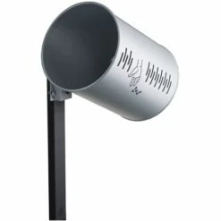 CERTEO Corbeille Cylindrique | Acier Galvanisé à Chaud Peint époxy | Revêtement époxy | Gris | 22 Litres | 290x390 | Pivo | 1 - Gris -Poubelle Boutique 19176430 4