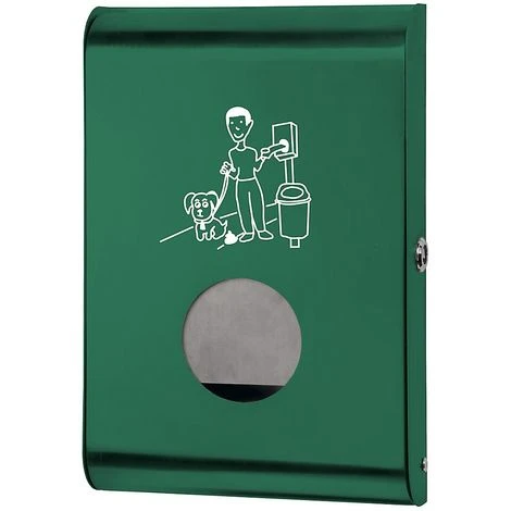 MEDIAL Distributeur De Sachets Pour Déjection Canine | Acier Galvanisé à Chaud Peint époxy | Revêtement époxy | Verdoyant | 600 - Vert 3 MEDIAL Distributeur De Sachets Pour Déjection Canine | Acier Galvanisé à Chaud Peint époxy | Revêtement époxy | Verdoyant | 600 - Vert