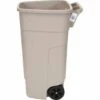 RUBBERMAID Conteneur Carré 2 Roues, Capacité 100l Coloris Beige -Poubelle Boutique 19242044 1