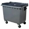 ROSSIGNOL Conteneur 4 Roues Gris/gris 660 Litres Vidage Par Prise Latérale Avec Tourillons