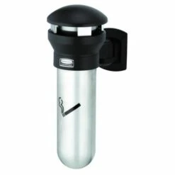 RUBBERMAID Cendrier Mural Infinity, Coloris Noir