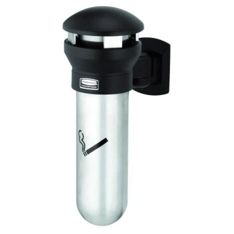 RUBBERMAID Cendrier Mural Infinity, Coloris Noir 3 RUBBERMAID Cendrier Mural Infinity, Coloris Noir