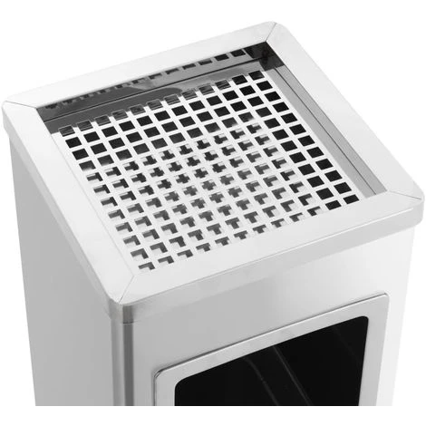 ASUPERMALL Poubelle A Cendrier D'hotel 36 L Acier Inoxydable 4 ASUPERMALL Poubelle A Cendrier D'hotel 36 L Acier Inoxydable – Image 2