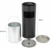 BATHRINS Cendrier Extérieur Intérieur sur Pied Poubelle en Acier Noir Chormé 12 L 1 BATHRINS Cendrier Extérieur Intérieur sur Pied Poubelle en Acier Noir Chormé 12 L -Poubelle Boutique 23443939 1