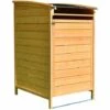 Melko Habillage De Poubelle Boîte Simple 120 Litres De Bois 73 X 85 X 127 Cm, Mur Du Fond Inclus 2 Melko Habillage De Poubelle Boîte Simple 120 Litres De Bois 73 X 85 X 127 Cm, Mur Du Fond Inclus -Poubelle Boutique 24034410 1