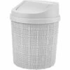 BARES 1,5L Mini Poubelle, Mini Poubelle De Bureau, Avec Poubelle Et Couvercle Pivotant, Pour Chambre,Salle,Cuisine,Véhicule (Gris) 1 BARES 1,5L Mini Poubelle, Mini Poubelle De Bureau, Avec Poubelle Et Couvercle Pivotant, Pour Chambre,Salle,Cuisine,Véhicule (Gris) -Poubelle Boutique 24734478 1