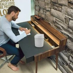 BARES 1,5L Mini Poubelle, Mini Poubelle De Bureau, Avec Poubelle Et Couvercle Pivotant, Pour Chambre,Salle,Cuisine,Véhicule (Gris) 9 BARES 1,5L Mini Poubelle, Mini Poubelle De Bureau, Avec Poubelle Et Couvercle Pivotant, Pour Chambre,Salle,Cuisine,Véhicule (Gris) -Poubelle Boutique 24734478 3