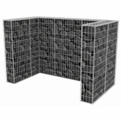 Hommoo Cadre A Gabion De Poubelle Double Acier 180 X 100 X 120 Cm HDV04681 10 Hommoo Cadre A Gabion De Poubelle Double Acier 180 X 100 X 120 Cm HDV04681 -Poubelle Boutique 24996290 4