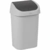 Poubelle Curver Mistral Swing 25L PVC Recyclé Gris Clair/anthracite - Gris Clair/Anthracite 1 Poubelle Curver Mistral Swing 25L PVC Recyclé Gris Clair/anthracite - Gris Clair/Anthracite -Poubelle Boutique 26841963 1