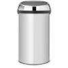 Poubelle Brabantia Touch Bin Metallic Grey 60L -Poubelle Boutique 27286523 1