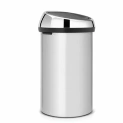 Poubelle Brabantia Touch Bin Metallic Grey 60L -Poubelle Boutique 27286523 3