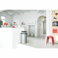 Poubelle Brabantia Touch Bin Metallic Grey 60L -Poubelle Boutique 27286523 4