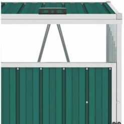 TRUE DEAL Abri De Poubelle Vert 72x81x121 Cm Acier 11 TRUE DEAL Abri De Poubelle Vert 72x81x121 Cm Acier -Poubelle Boutique 28677720 5
