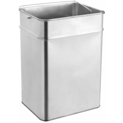 ASUPERMALL Poubelle A Cendrier D'hotel 45 L Acier Noir 4 ASUPERMALL Poubelle A Cendrier D'hotel 45 L Acier Noir – Image 2