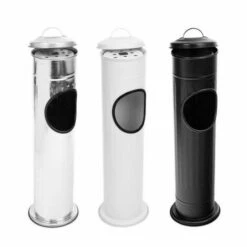 JARDIBRICODECO Cendrier-colonne En Inox 56cm