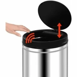 TRUE DEAL Poubelle à Capteur Automatique 60 L Acier Inoxydable 11 TRUE DEAL Poubelle à Capteur Automatique 60 L Acier Inoxydable -Poubelle Boutique 30365001 5