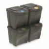Prosperplast Lot De 4 Cubes De Recyclage 100 L Sortibox En Plastique Gris 4 X 25 L - Gris 2 Prosperplast Lot De 4 Cubes De Recyclage 100 L Sortibox En Plastique Gris 4 X 25 L - Gris -Poubelle Boutique 30806744 1