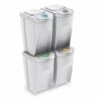Prosperplast Lot De 4 Cubes De Recyclage 140 L Sortibox En Plastique Blanc 4 X 35 L - Blanc -Poubelle Boutique 30806763 1