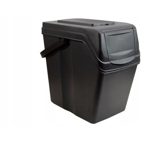Prosperplast Lot De 4 Cubes De Recyclage 100 L Sortibox En Plastique Anthracite 4 X 25 L - Anthracite 5 Prosperplast Lot De 4 Cubes De Recyclage 100 L Sortibox En Plastique Anthracite 4 X 25 L - Anthracite – Image 3
