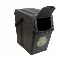 Prosperplast Lot De 4 Cubes De Recyclage 100 L Sortibox En Plastique Anthracite 4 X 25 L - Anthracite 10 Prosperplast Lot De 4 Cubes De Recyclage 100 L Sortibox En Plastique Anthracite 4 X 25 L - Anthracite -Poubelle Boutique 30806781 4